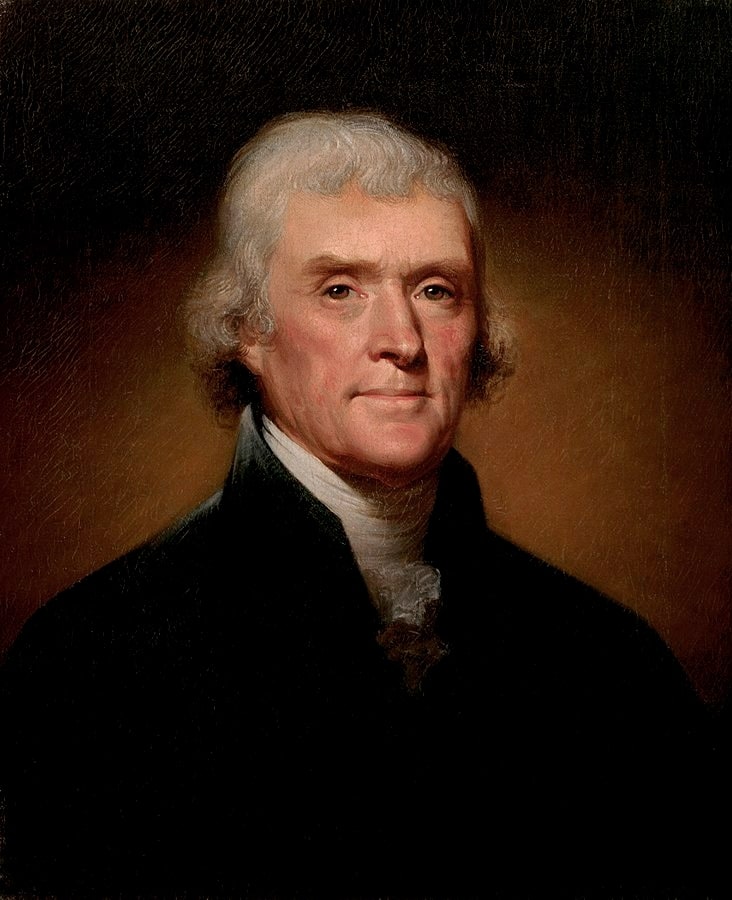 Official_Presidential_portrait_of_Thomas_Jefferson_by_Rembrandt_Peale via wikipedia