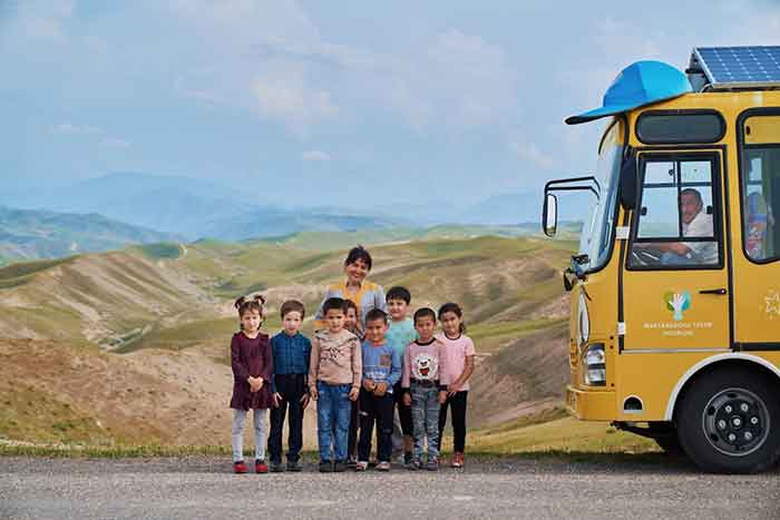 uzbekistan's mobile preschools via positive news on the happy list