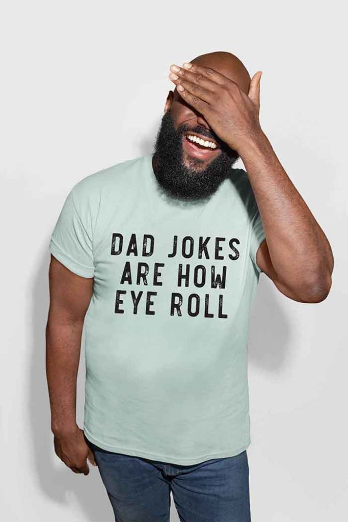 dad jokes t-shirt TeeTelier via Etsy gifts under $25