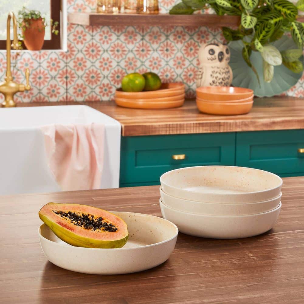 4pk melamine dinner bowls from Target in praise of blates pasta bowls