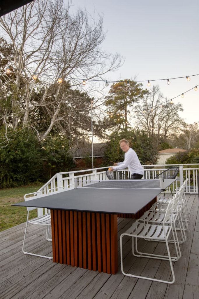 house tour with diy outdoor ping pong table margaret wright via apartment therapy on the happy list