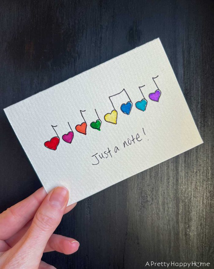 diy watercolor greeting cards with music notes in praise of watercolor greeting cards handmade gifts ideas