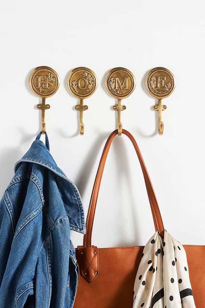 louisa monogram hook from anthropologie on the happy list