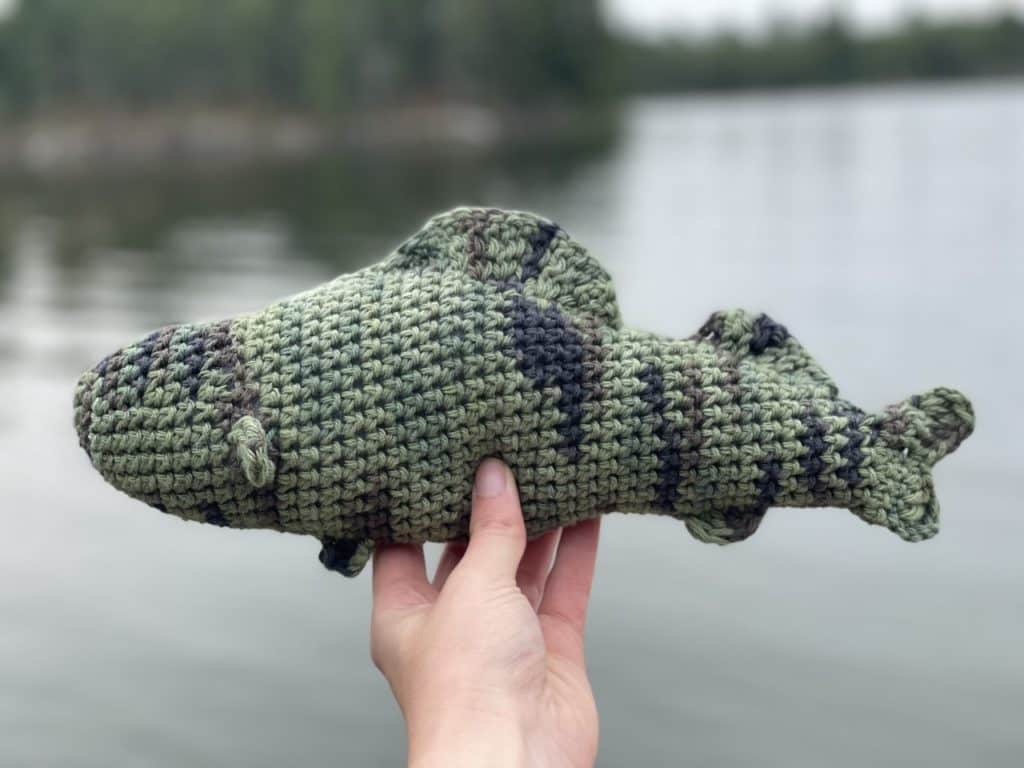 walleye crochet pattern courtesy or ranger burley and the national park service on the happy list