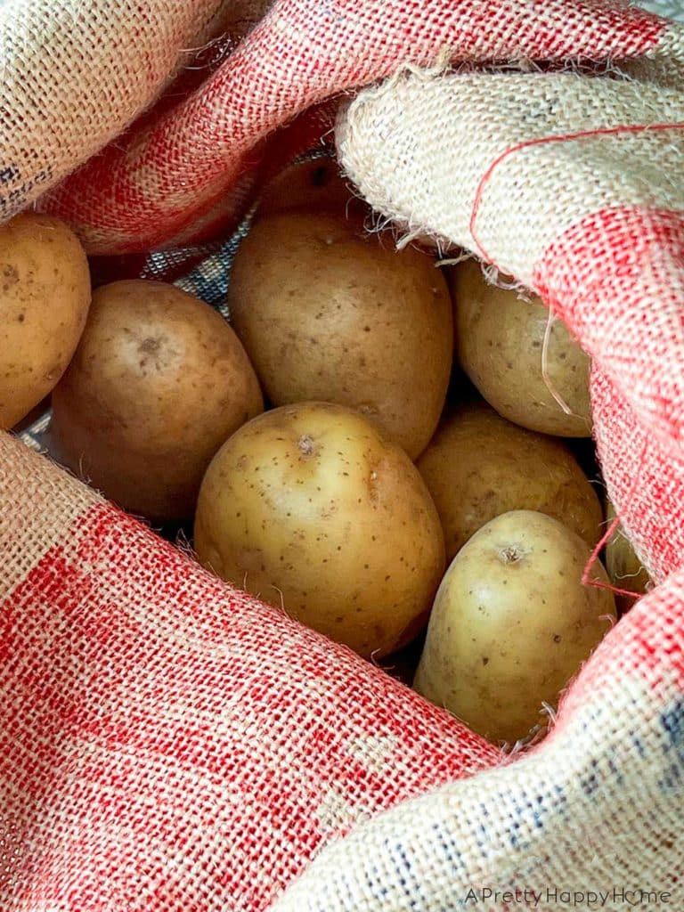 14 Ways To Reuse a Basmati Rice Bag including using it to store potatoes and onions