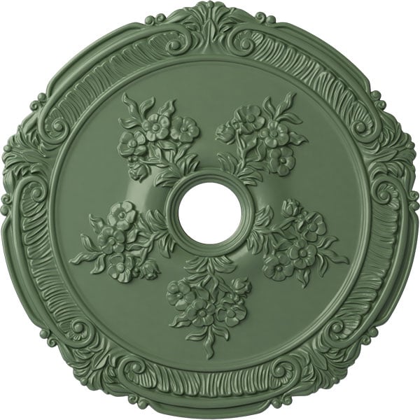 attica ceiling medallion in a flat finish from architectural depot in praise of ceiling medallions