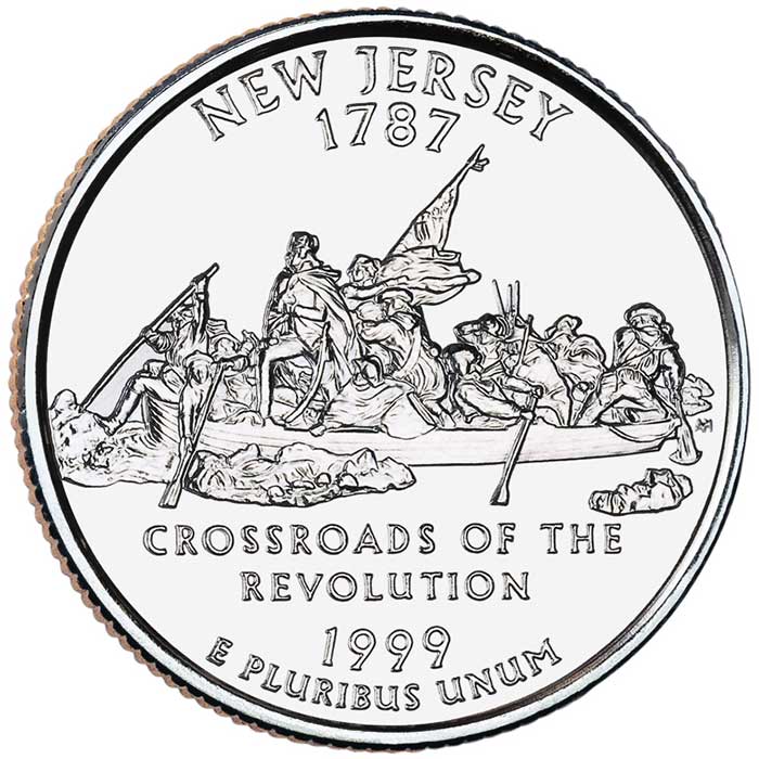 new jersey state quarter via the us mint on the happy list