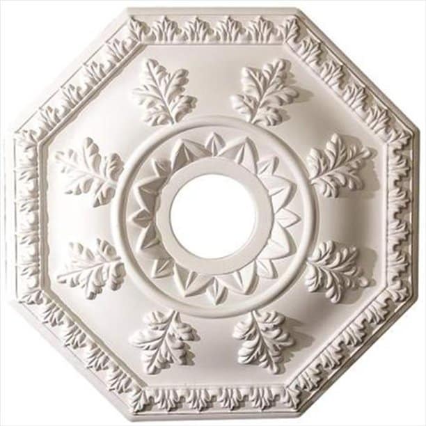 American Pro Decor 5APD10214 18 in. Leaf Ceiling Medallion from Walmart in praise of ceiling medallions