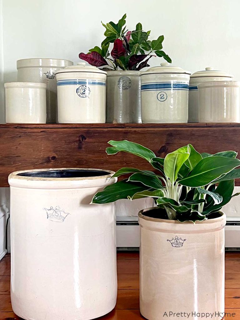 17 uses for ceramic crocks ceramic crocks collection use a ceramic crock as a plant holder