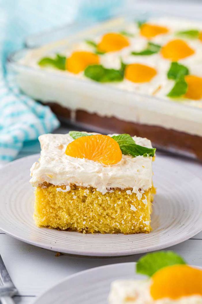mandarin orange cake recipe from tidy mom on the happy list