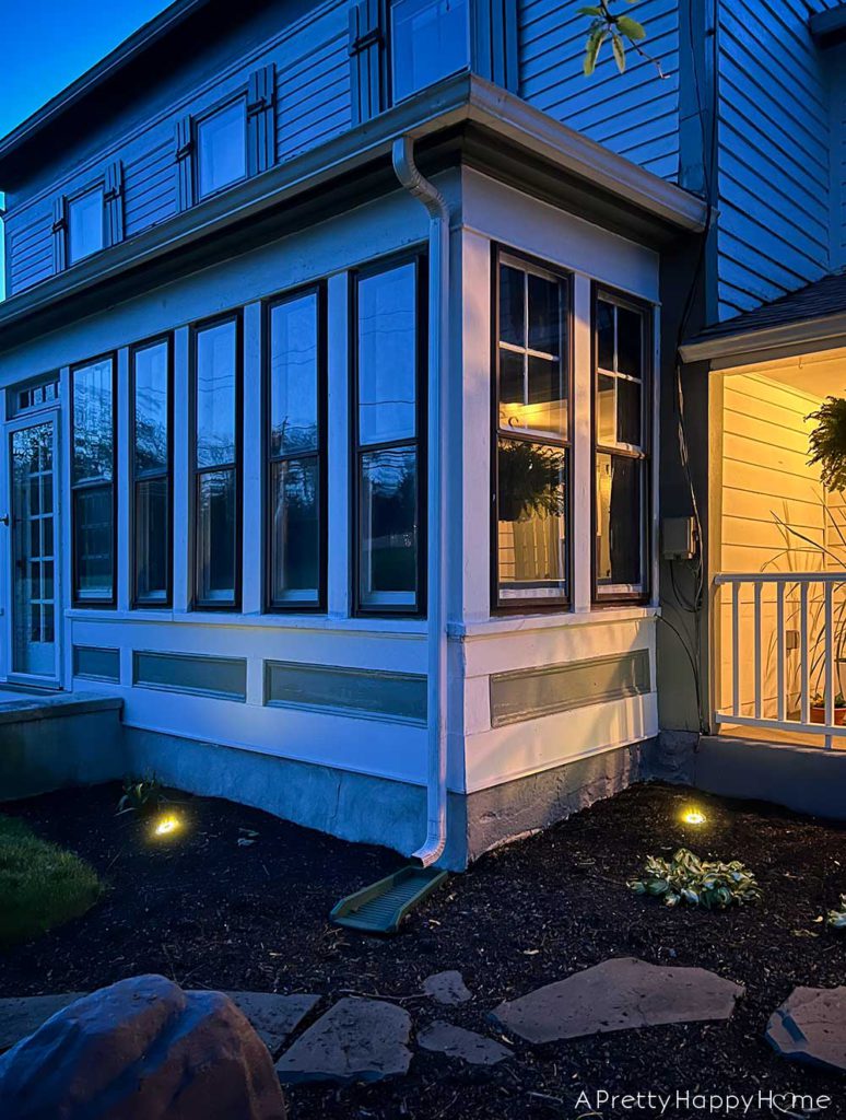 Solar Landscaping Lights A Literal Glow Up For Our Colonial Farmhouse