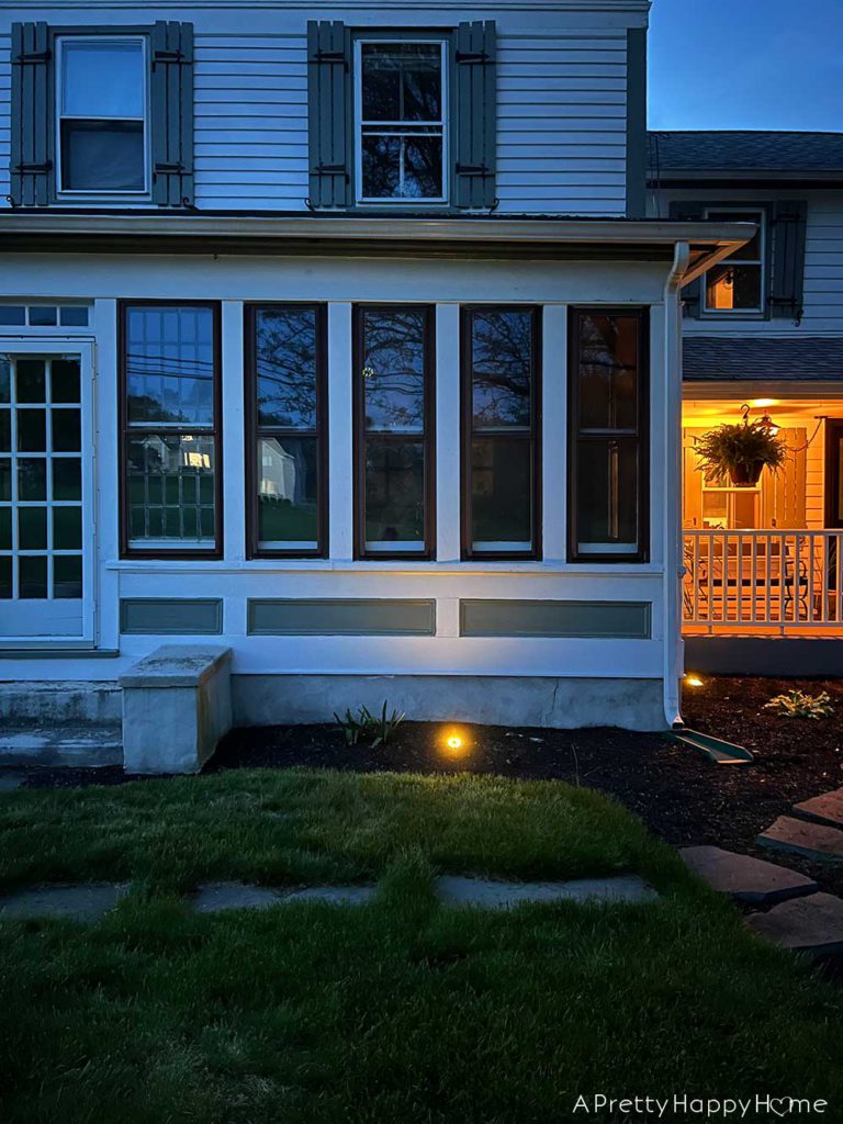 Solar Landscaping Lights A Literal Glow Up For Our Colonial Farmhouse