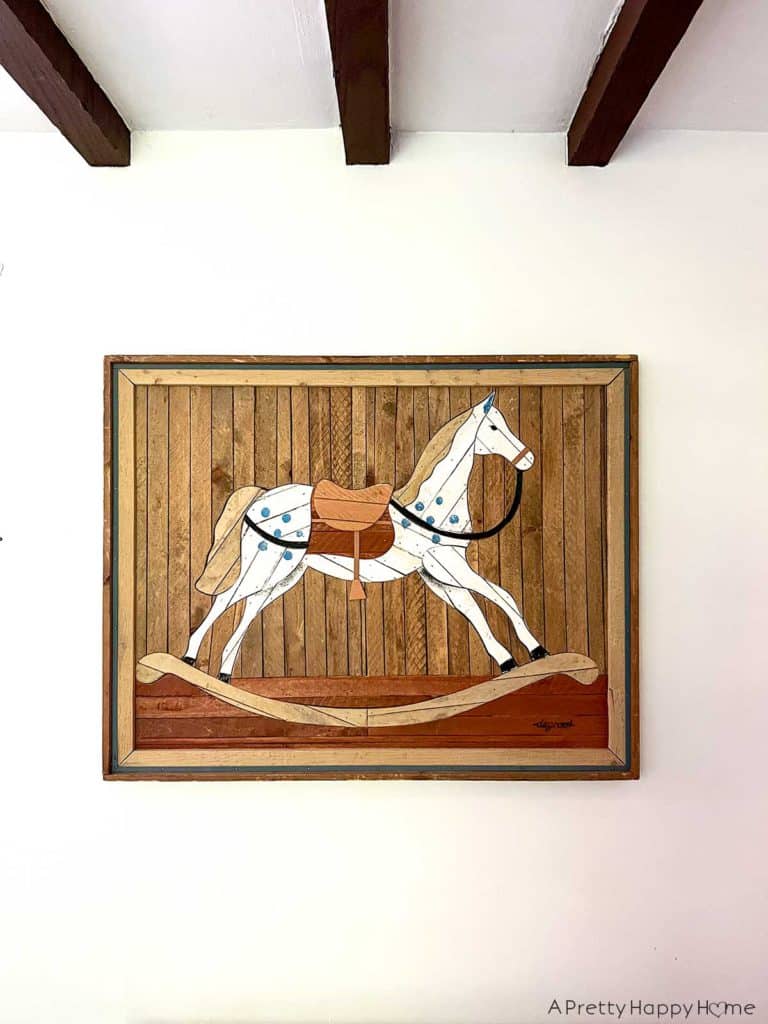 art updates in the carriage house rocking horse lath art by theodore degroot in praise of lath art 