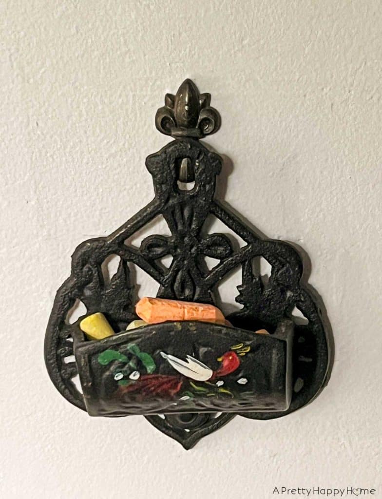 my latest thrift store finds cast iron matchstick holder decorating a home on a budget with thrifted finds