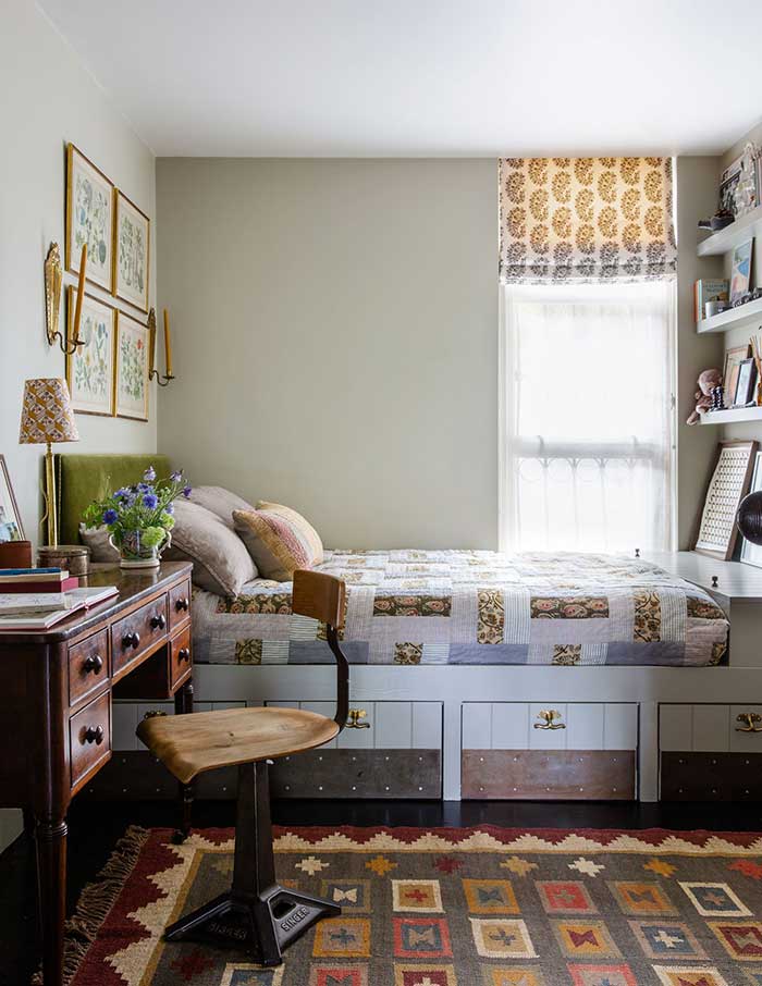 owen gale photo of built in bed with drawers via house and garden uk on the happy list