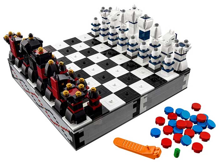 lego chess set from lego in praise of unique chess sets