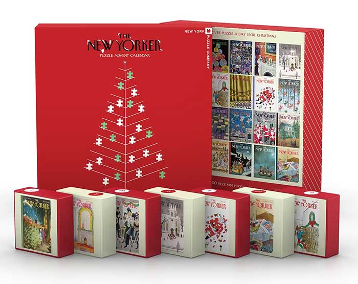 new yorker puzzle advent calendar from shop PBS 2023 advent calendars for kids and adults