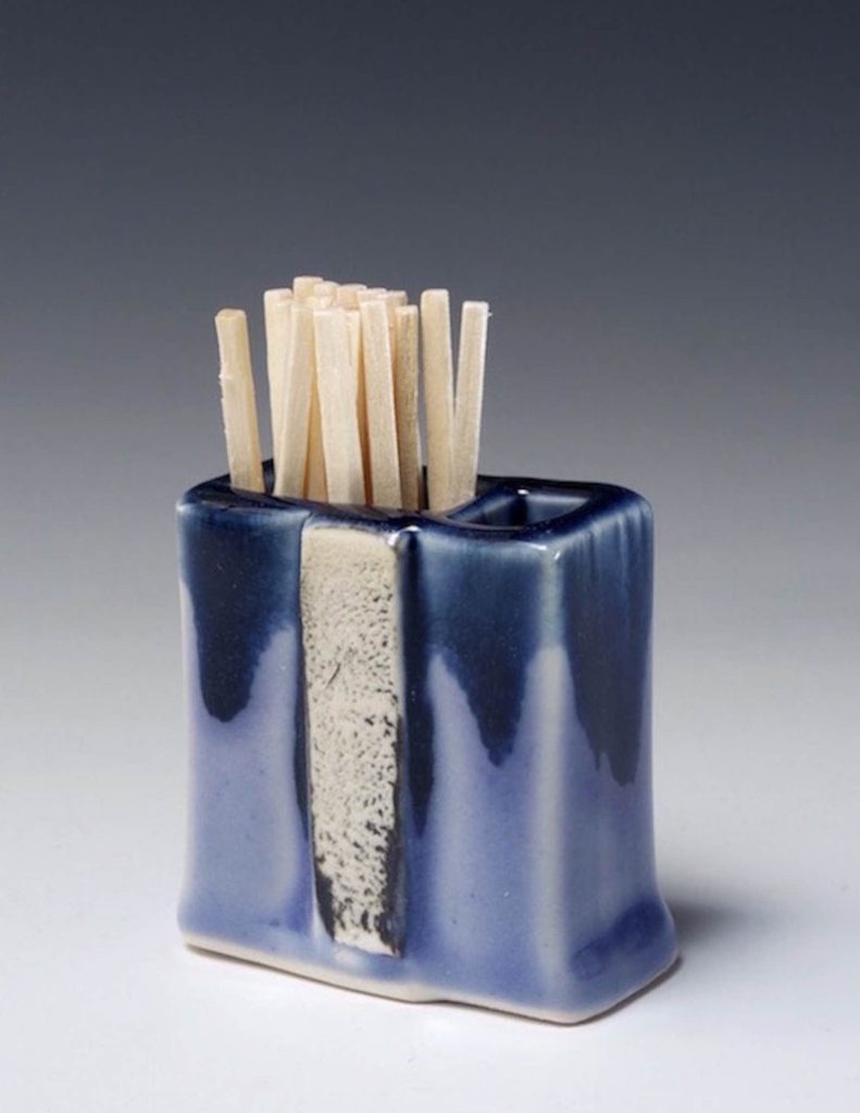 ceramic match striker by robert brandt ceramics via etsy in praise of pretty matchstick holders