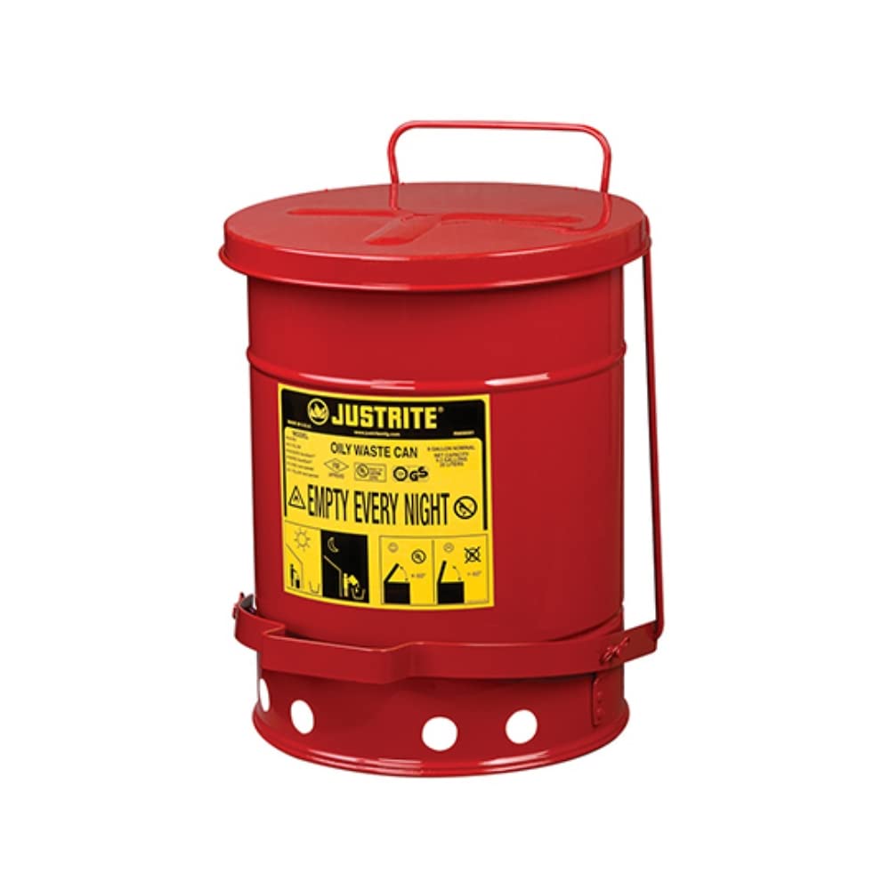 just rite 6 gallon oily waste can via amazon gift for woodworkers on the happy list