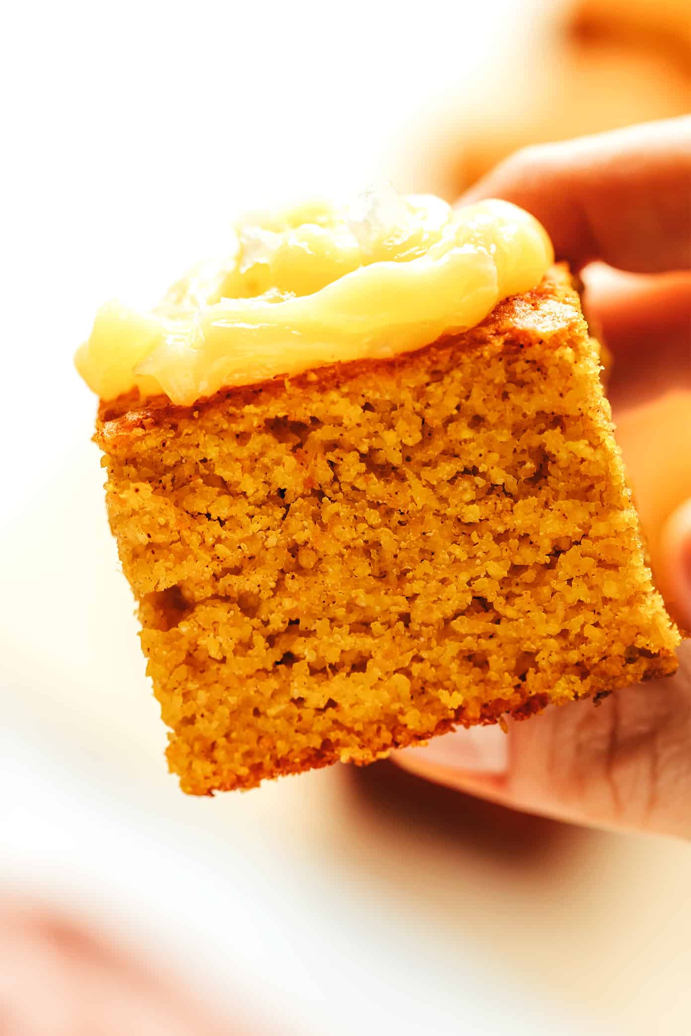 pumpkin cornbread recipe from Gimme Some Oven on the happy list
