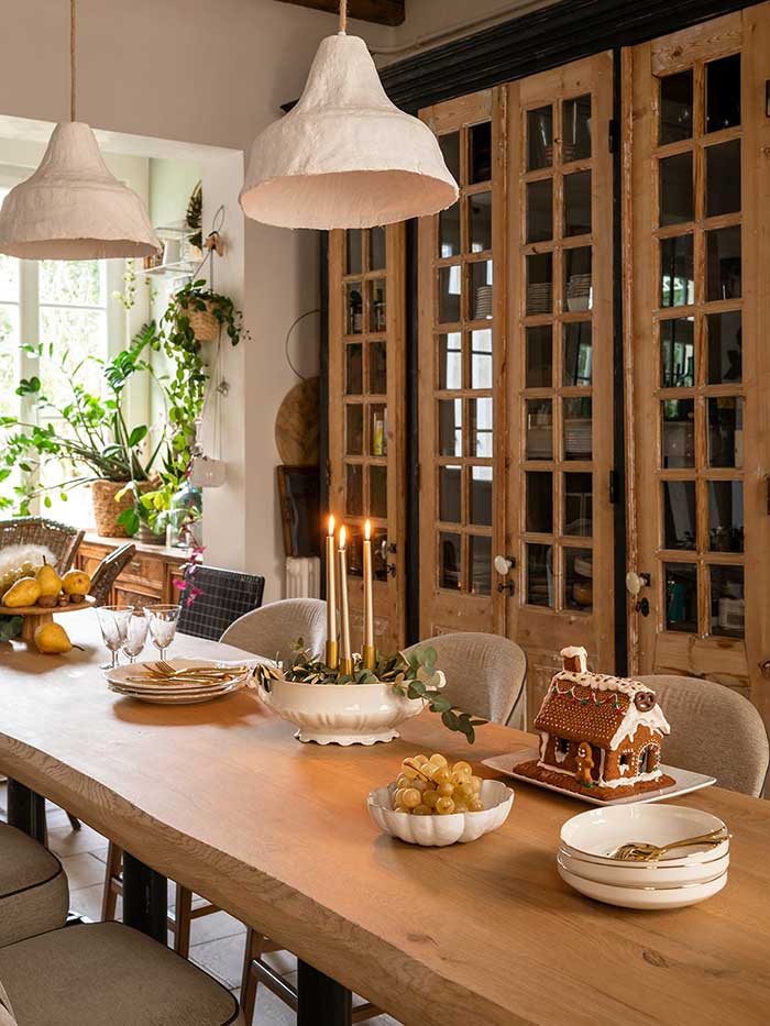 french country holiday home tour via domino on the happy list
