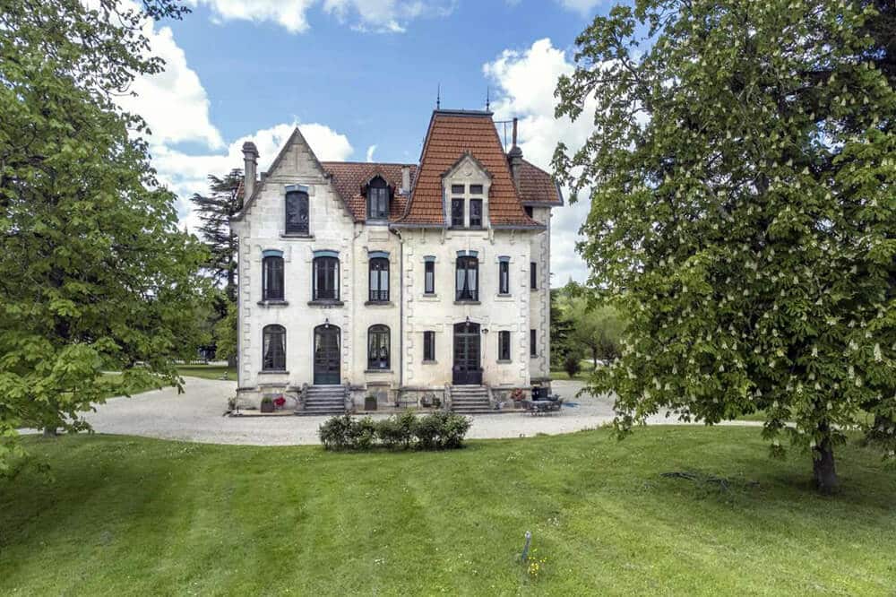 chateau style home for sale in france via desire to inspire on the happy list