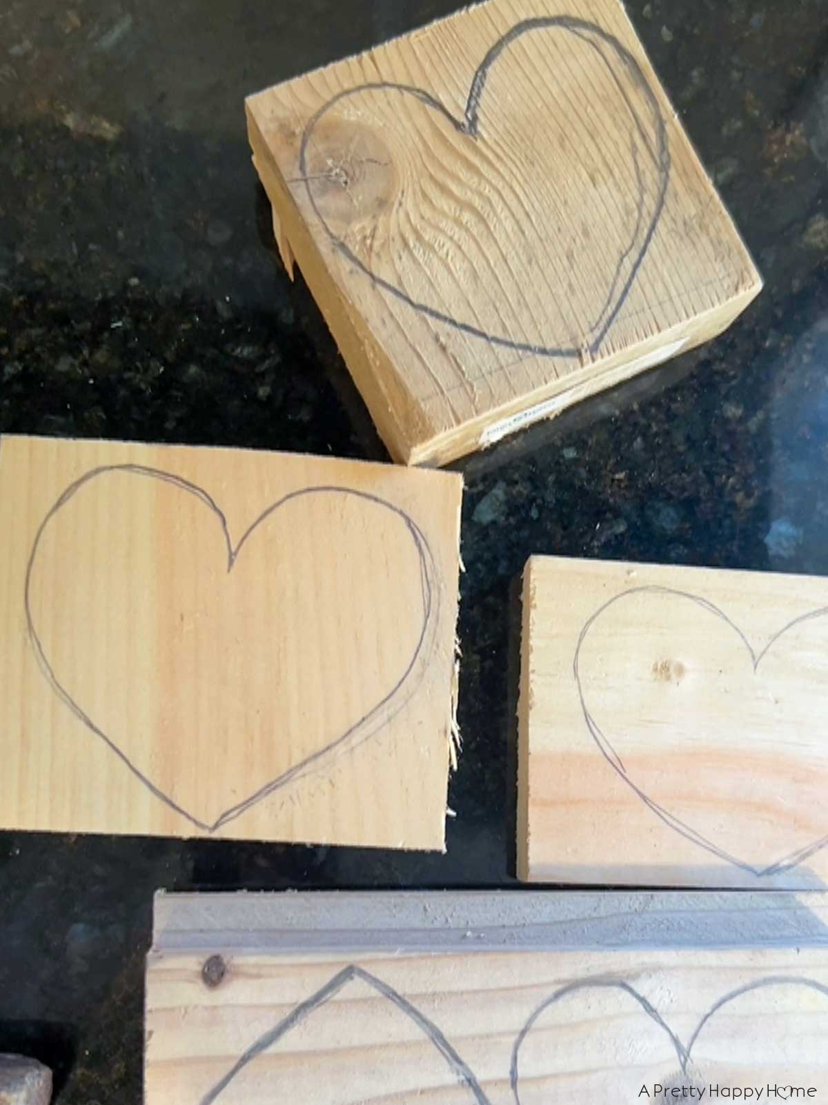 2x4 wood hearts for valentine's day rustic wood hearts wood heart craft