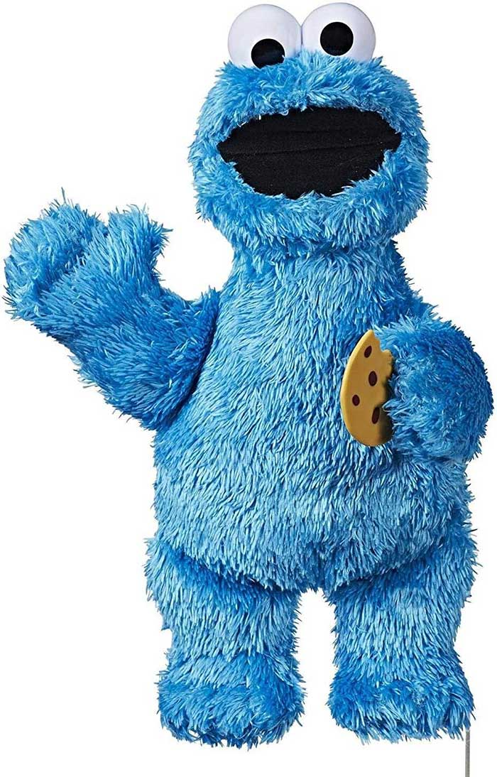 interactive cookie monster plush from amazon on the happy list
