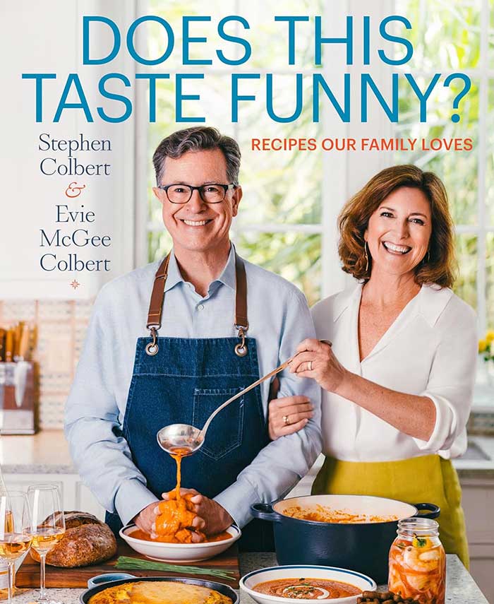 does this taste funny stephen and evie colbert cookbook preorder via amazon on the happy list