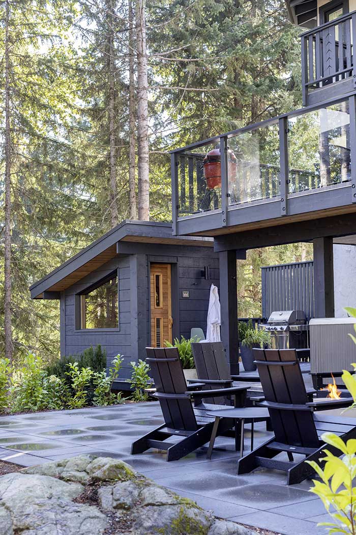 photo by Janis Nicolay sarah richardson design mountain home outdoor rec area on the happy list
