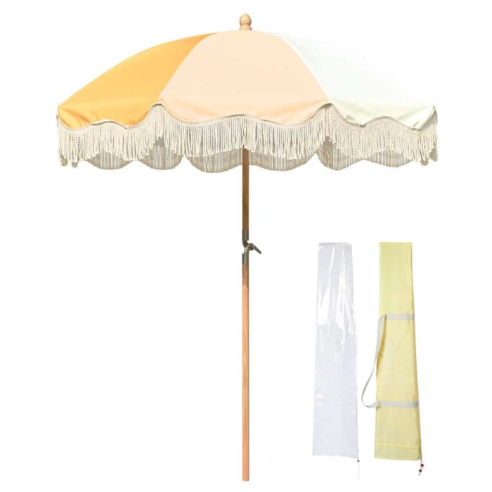 LAgarden fringe patio umbrella from sears in praise of colorful patio umbrellas
