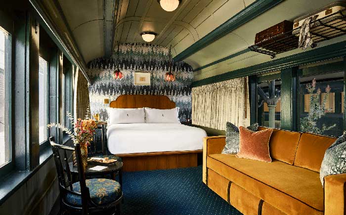 the hotel chalet sleeper car in chattanooga tennessee on the happy list