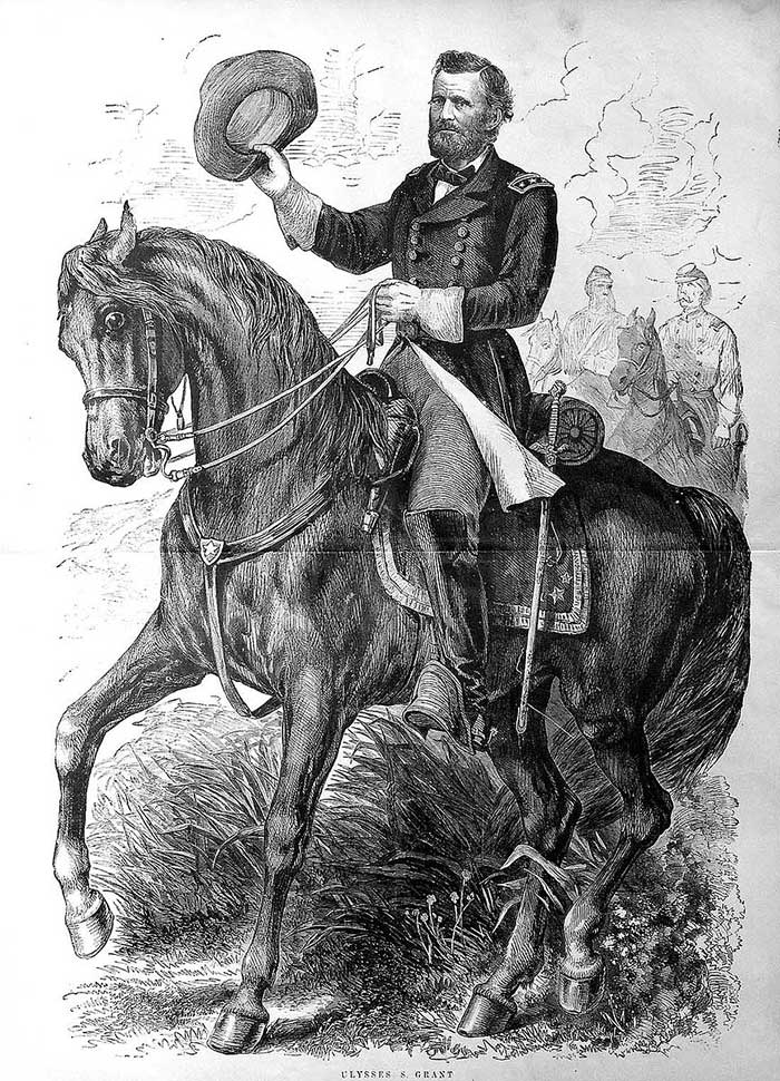 ulysses s grant on horseback via wikimedia commons on the happy list