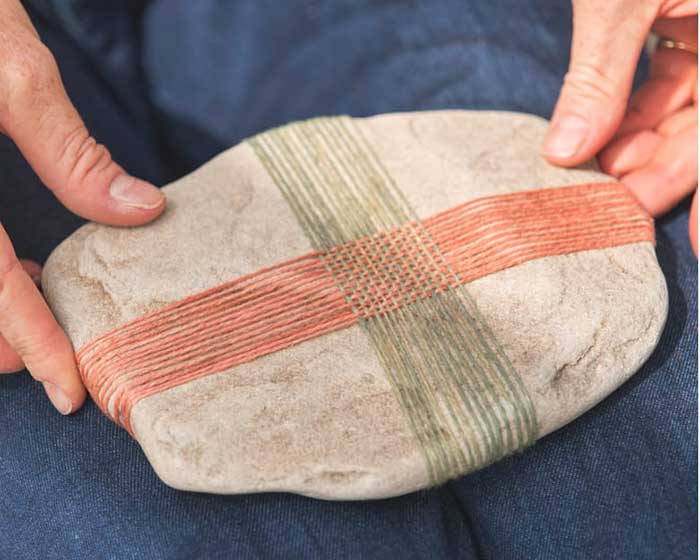 stone weaving tutorial from seasalt cornwall on the happy list