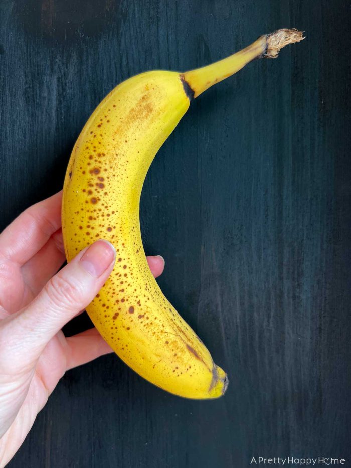 picture of banana on black background on the happy list