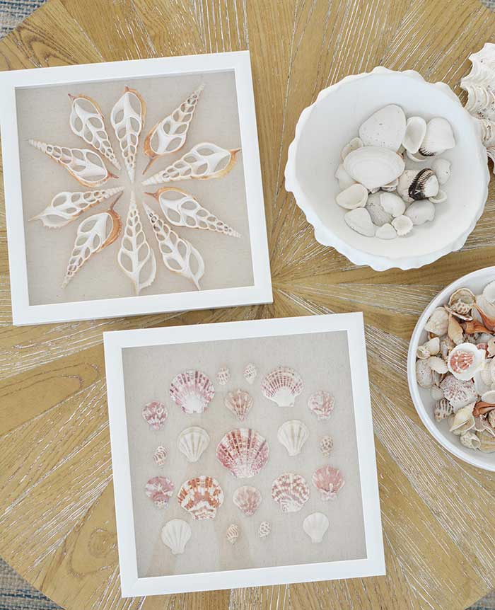 diy shell shadow boxes from centsational style on the happy list