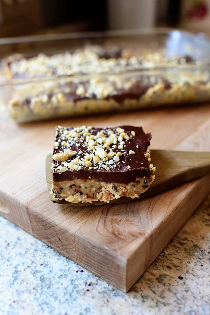 the pioneer woman no bake peanut butter bars on the happy list