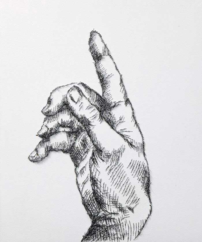 baptiste debombourge staple art of a hand via my modern met on the happy list