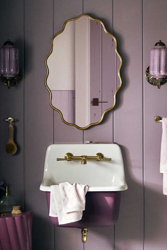 anthropologie eloise sconce in lavender on the happy list