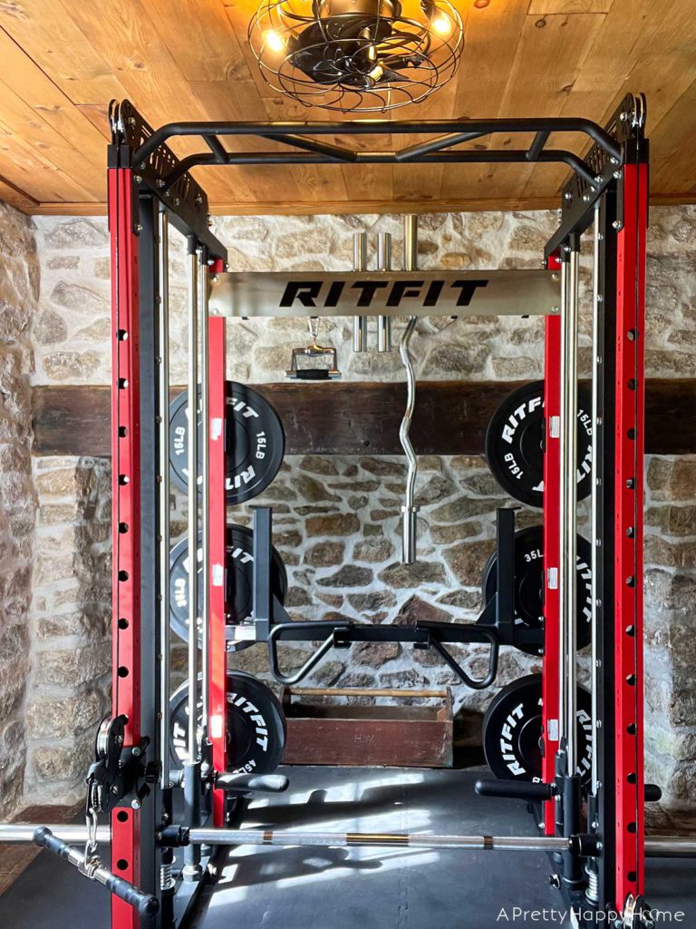 european inspired home gym in new jersey with ritfit weightlifting system