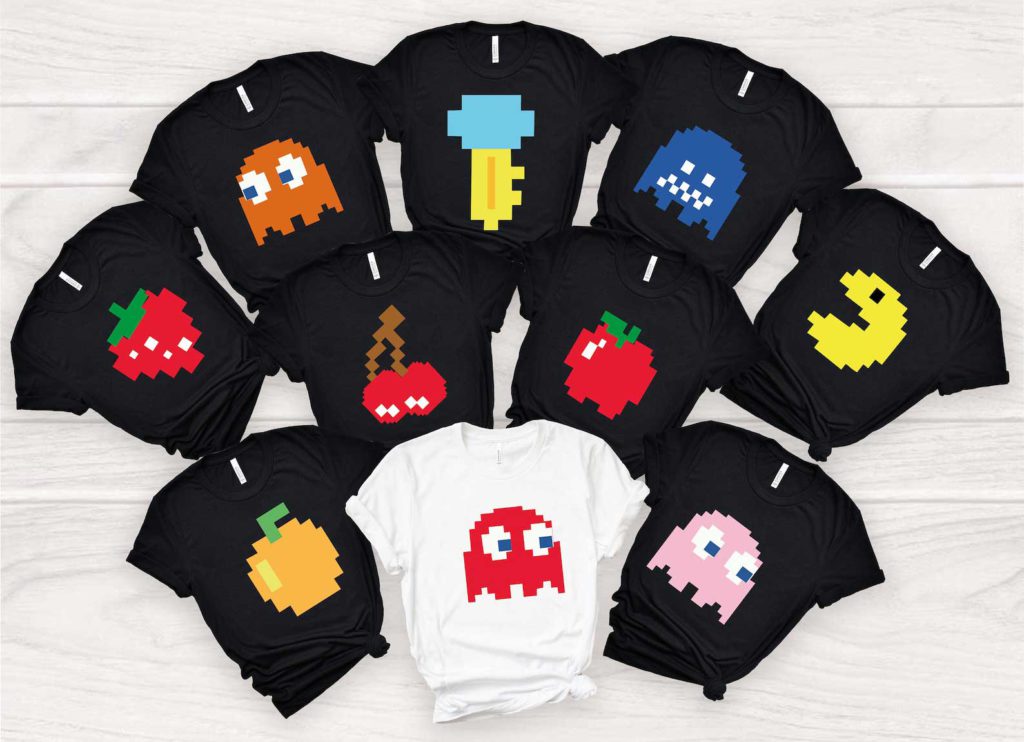 pacman group halloween shirts from teetrendusa via etsy