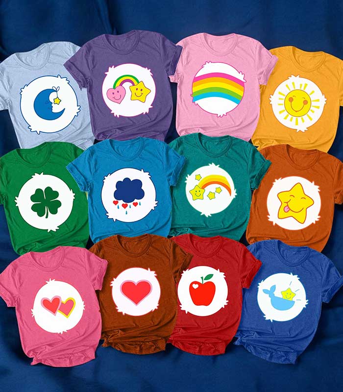 care bears group halloween shirts from etsy shop affinity style