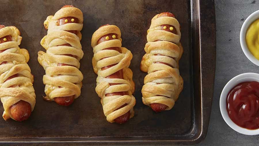 pillsbury recipe for mummy dogs