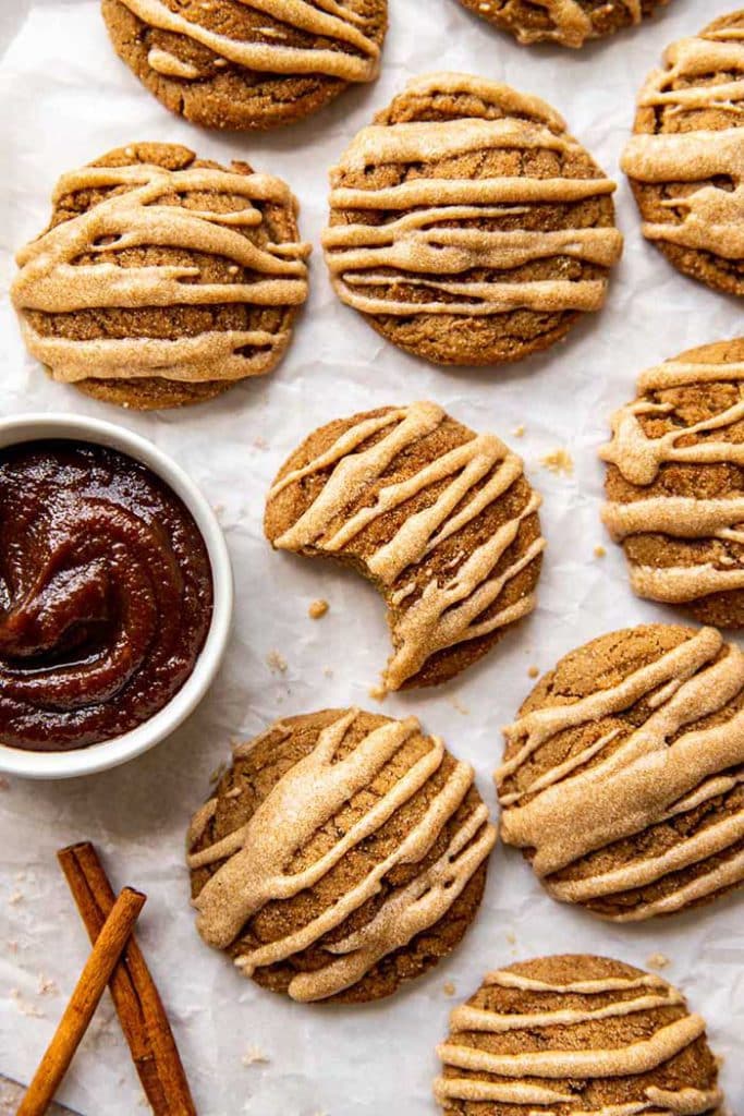 apple butter snickerdoodle recipe from Krolls Korner on the happy list