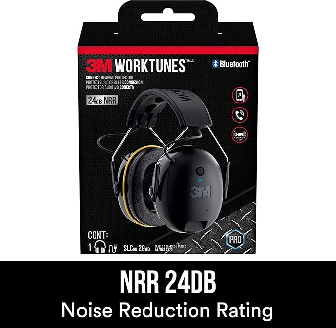 3M work tunes headphones with bluetooth and ear protection on the happy list great gift idea