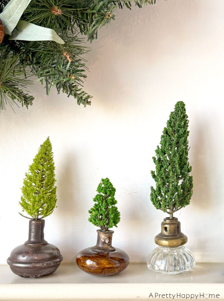 antique doorknob christmas trees