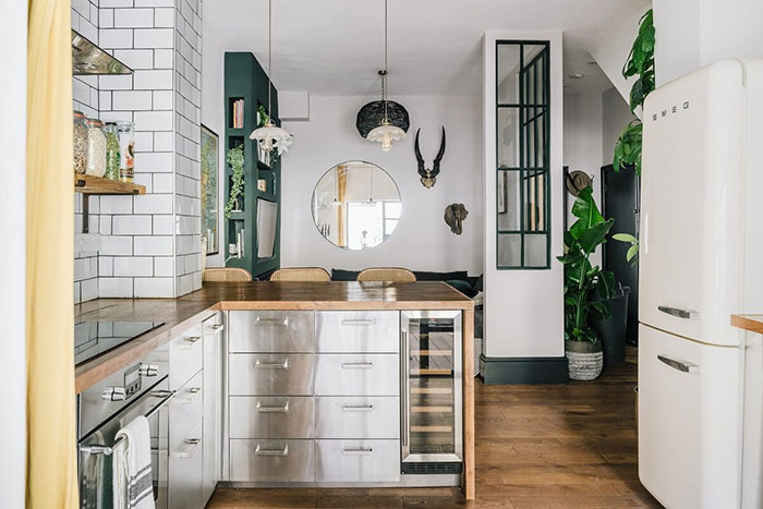 interior windows in an open space living area via the nordroom on the happy list 