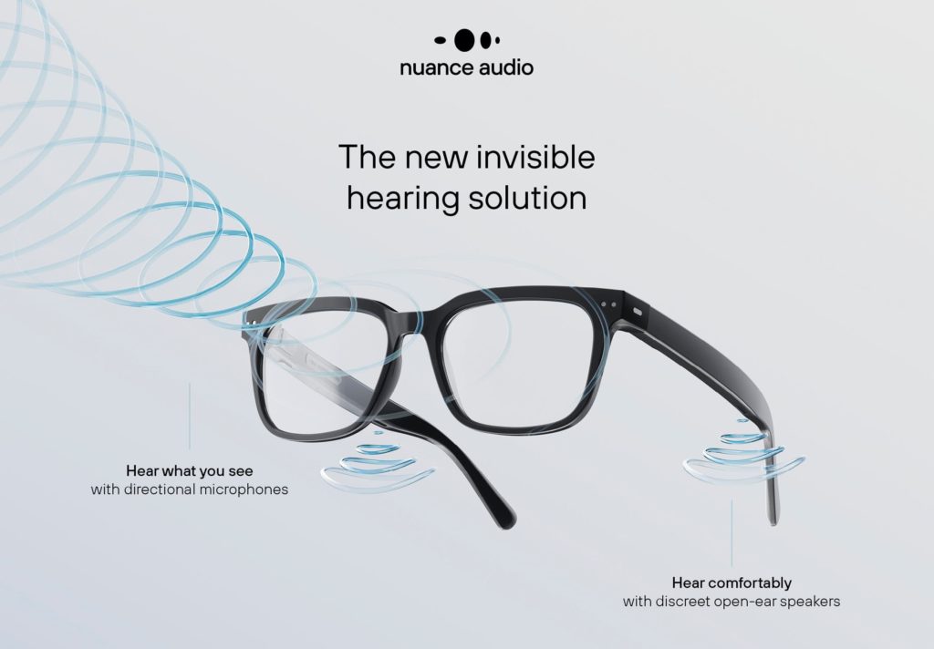 nuance audio hearing eyeglasses launching soon on the happy list