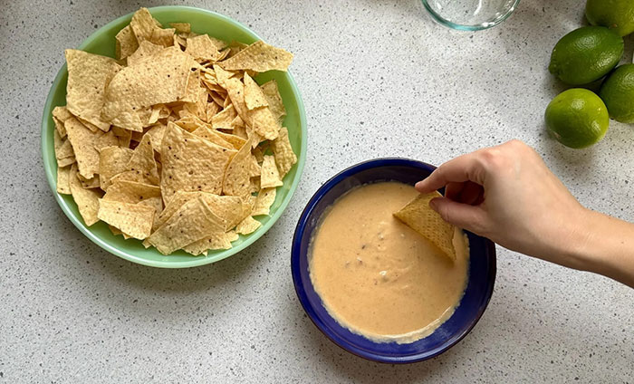 easy queso recipe by alex beggs for a cup of jo on the happy list