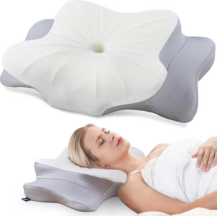 cervical support pillow best sleep pillow via amazon on the happy list